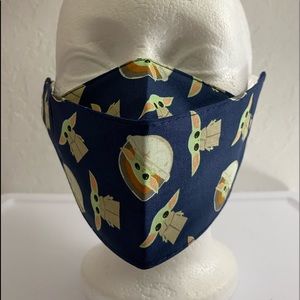 3D Face Mask Adults (Baby Yoda)-D36